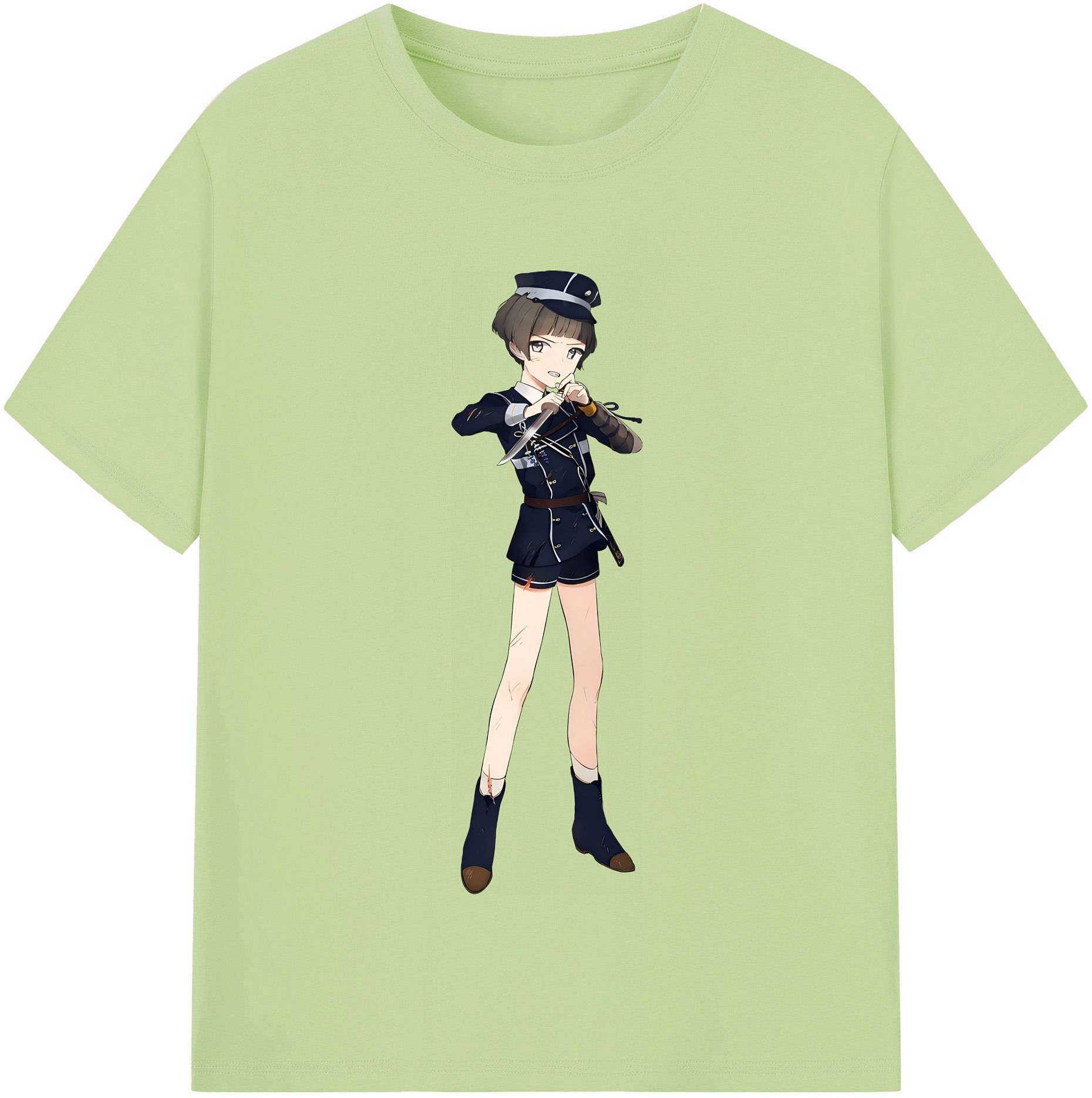 （画像用） 刀剣乱舞 Touken Ranbu 綿100％半袖Tシャツ（フロントプリント）